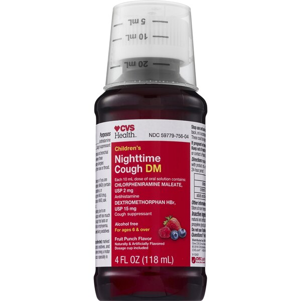 CVS Health Children's Day + Nighttime Cough & Chest Congestion DM Liquid Combo Pack, 2 4 OZ bottles