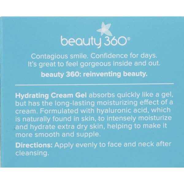 Beauty 360 Hydrating Cream Gel, 1.7 OZ