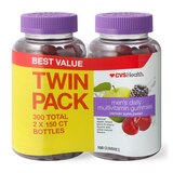 CVS Health Men's Daily Multivitamin Gummies, 150 CT, Twin Pack, thumbnail image 1 of 12