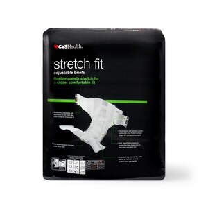 CVS Health Stretch Fit Adjustable Briefs Maximum Absorbency, L/XL