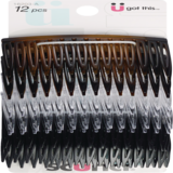 Scunci Side Combs, Assorted Colors, thumbnail image