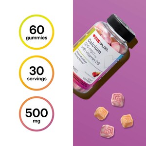 CVS Health Calcium & D3 Gummies, 60 CT