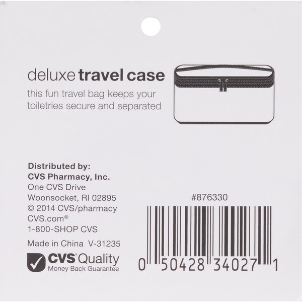 Pop-Arazzi Deluxe Toiletry Bag, Clear