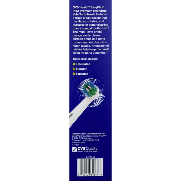 CVS Health EasyFlex Pro Premium Rechargeable Toothbrush