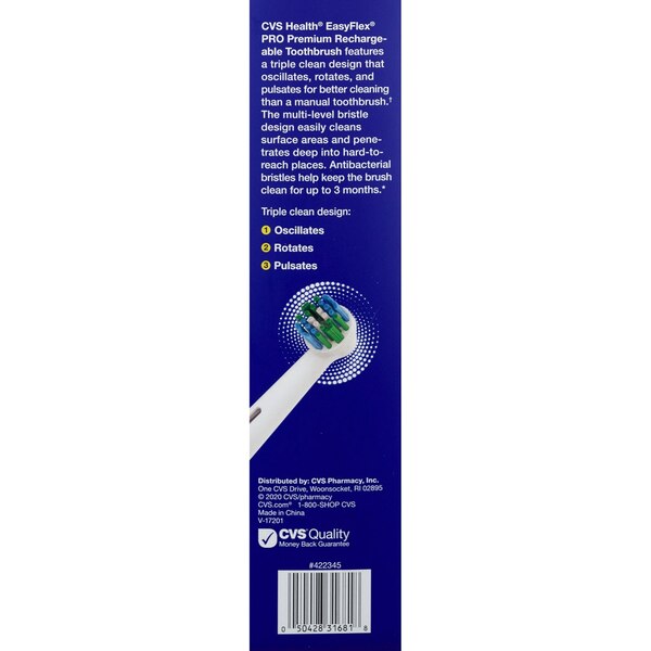 CVS EasyFlex Pro Premium Rechargeable Toothbrush