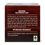 Gold Emblem Fair Trade French Roast Premium Ground Coffee Single-Serve Cups, 12 ct, thumbnail image