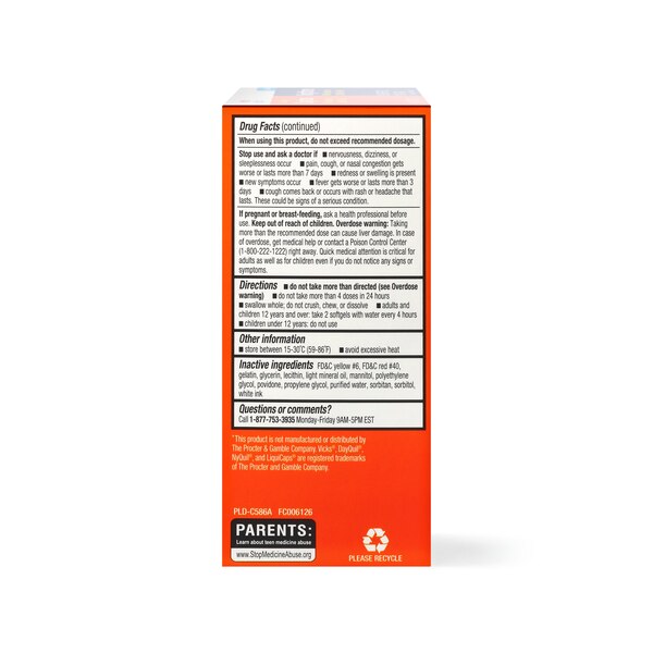 CVS Health - Alivio de múltiples síntomas del resfriado y la gripe, para el día y la noche