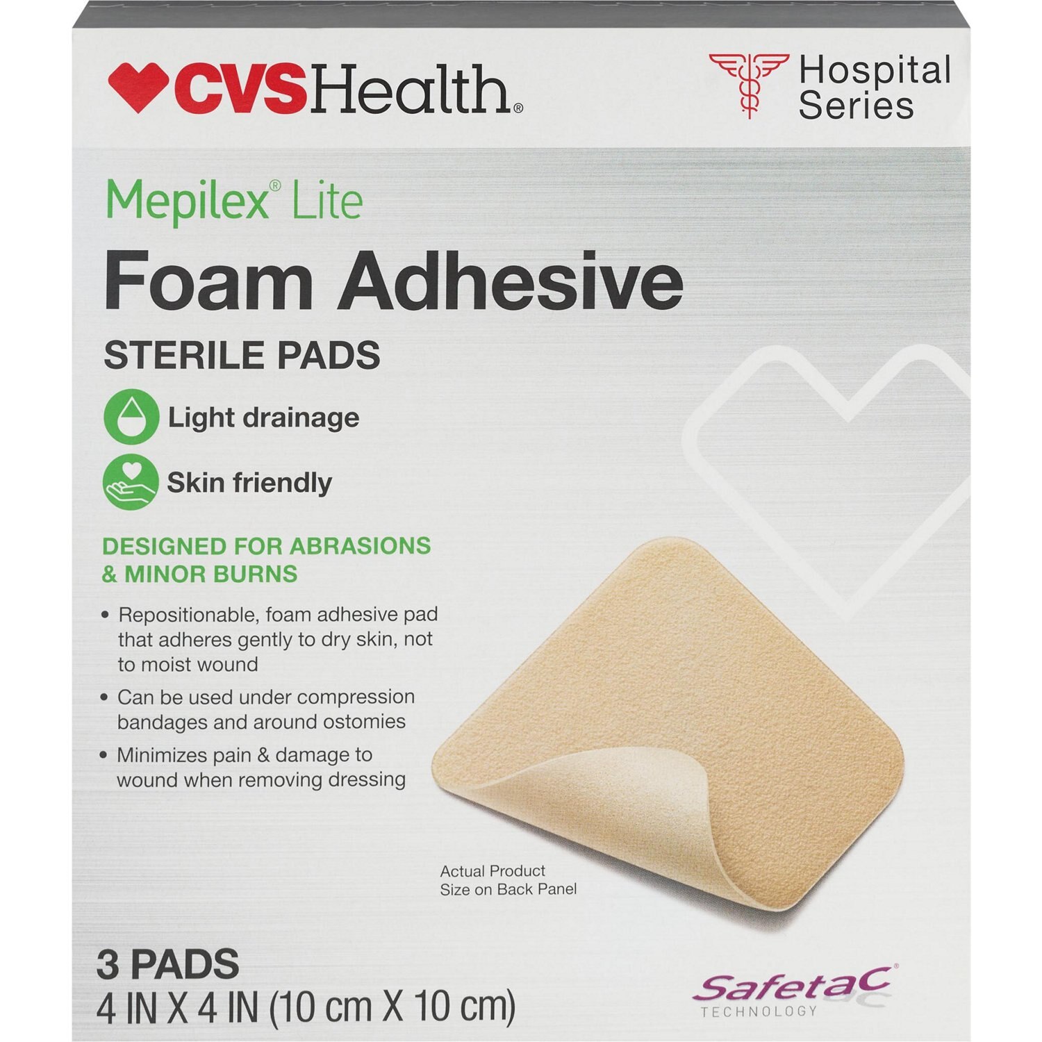 CVS Sterile Foam Adhesive Pads