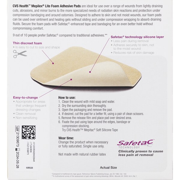CVS Health Sterile Foam Adhesive Pads