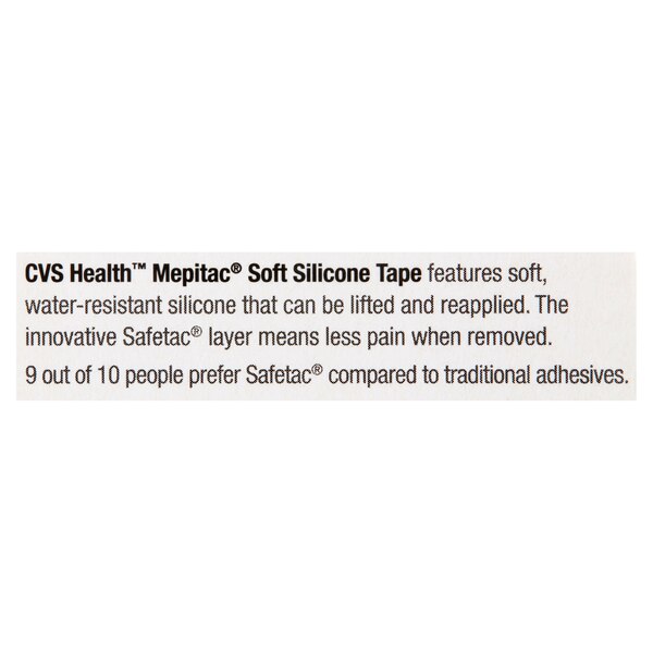 CVS Health Mepitac Soft Silicone Tape