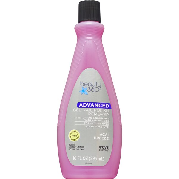 Beauty 360 Advanced Gel Nail Polish Remover, 10 OZ