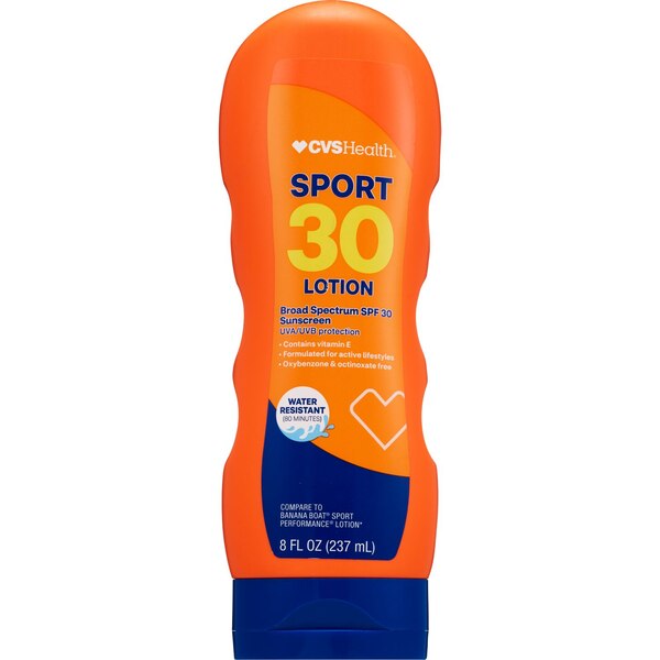 CVS Sunscreen Sport Sun Lotion Non-Greasy SPF 30