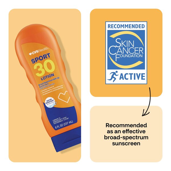 CVS Sunscreen Sport Sun Lotion Non-Greasy SPF 30