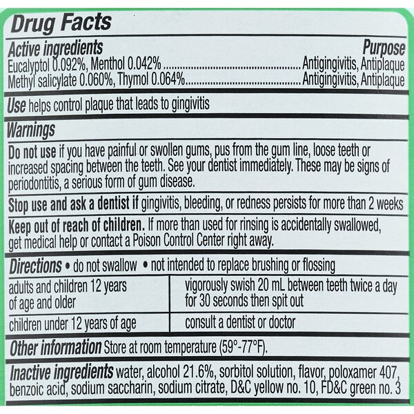 CVS Health Antiseptic Mouthwash for Antigingivitis & Antiplaque