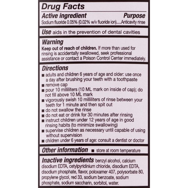 CVS Health Kids Anticavity Fluoride Rinse, Bubblegum, 16.9 OZ