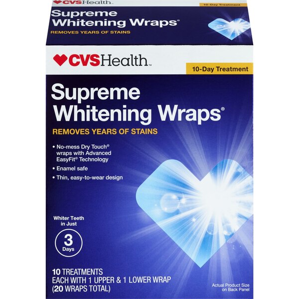 CVS Health Supreme Whitening Wraps