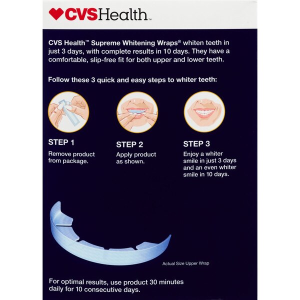 CVS Health Supreme Whitening Wraps