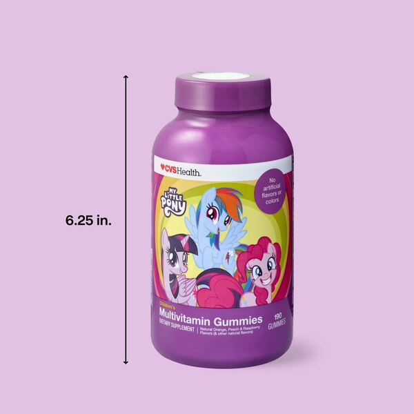 CVS Health Kid's Multivitamin Gummy, My Little Pony, 190 CT