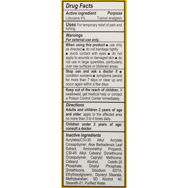 CVS Health Maximum Strength Lidocaine Pain Relief Roll-On, 2.5 FL OZ
