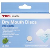 CVS Health Dry Mouth Discs With Xylitol, Mint, 40 CT, thumbnail image