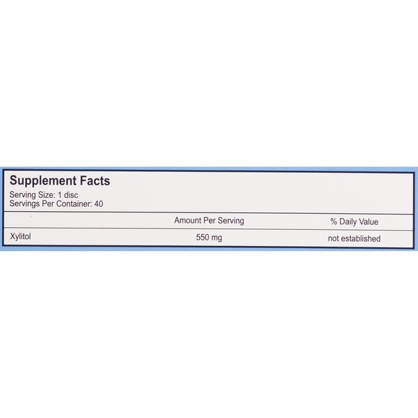 CVS Health Dry Mouth Discs With Xylitol, Mint, 40 CT