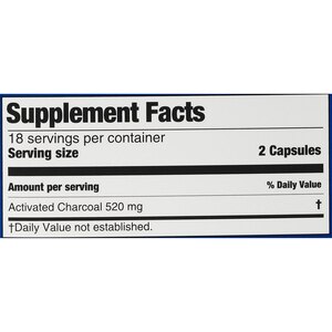 CVS Health Activated Charcoal Capsules, 36 CT