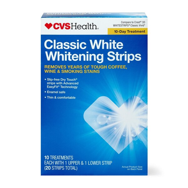 CVS Health Classic White Whitening Strips