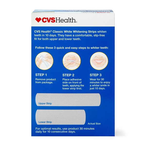 CVS Health Classic White Whitening Strips