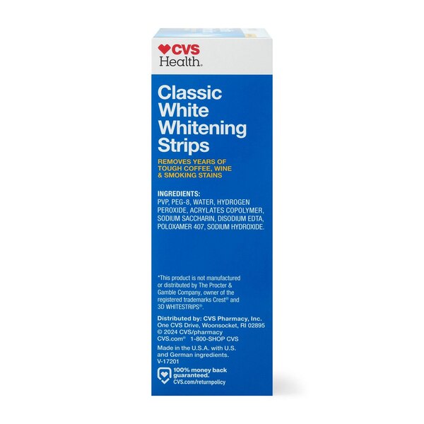 CVS Health Classic White Whitening Strips