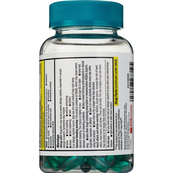 CVS Ibuprofen 200 MG Liquid Filled Softgels