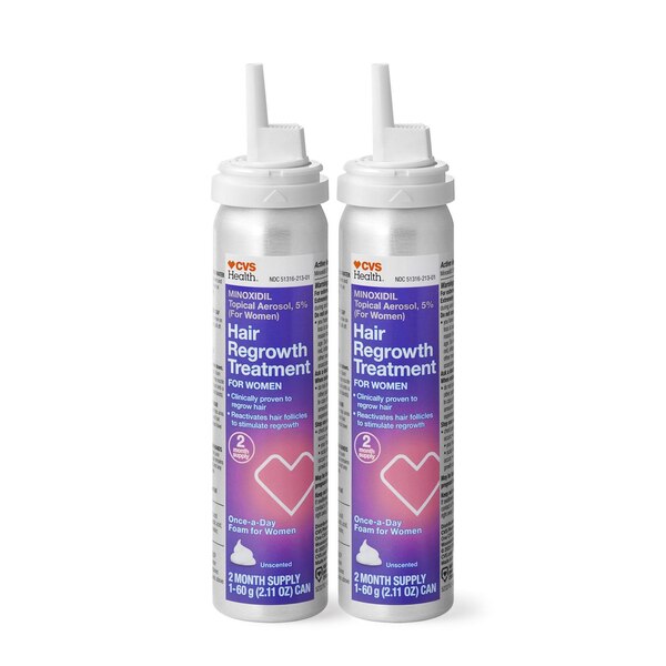 CVS Women's 5% Minoxidil Foam for Hair Regrowth