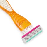 CVS Beauty Women's 5 Blade Disposable Razors for Sensitive Skin, 2 CT, thumbnail image 4 of 4