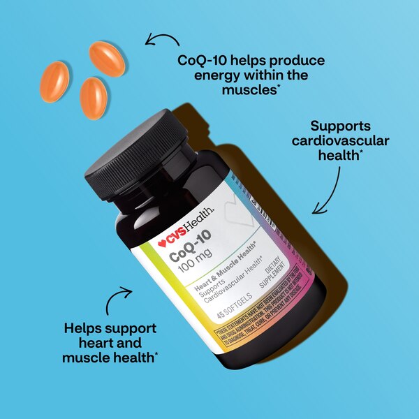 CVS Health Twin Pack CoQ-10 Softgels, 90 CT