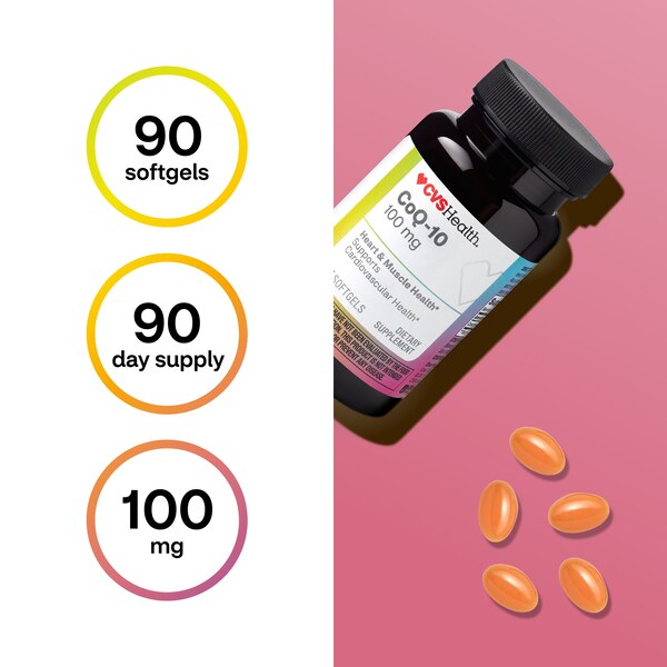 CVS Health Twin Pack CoQ-10 Softgels, 90 CT