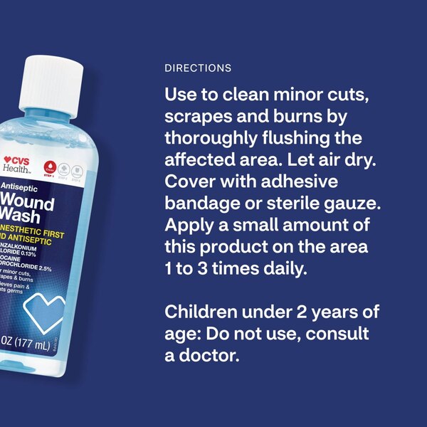 CVS Health Antiseptic Wound WasH