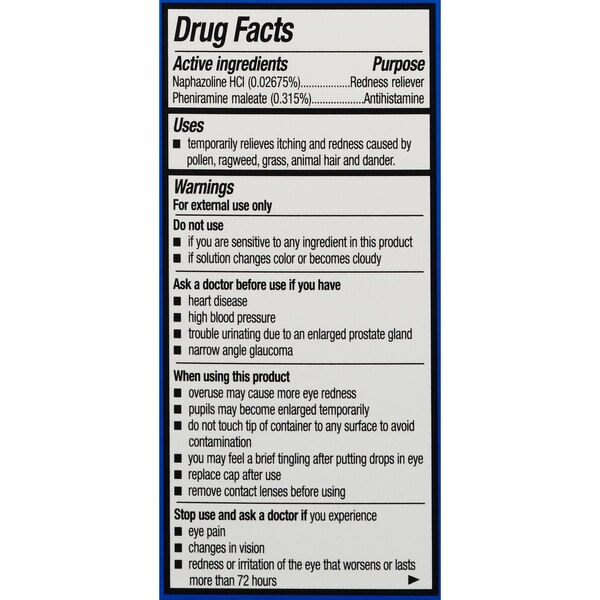 CVS Health Eye Allergy Relief Eye Drops, 0.5 fl oz
