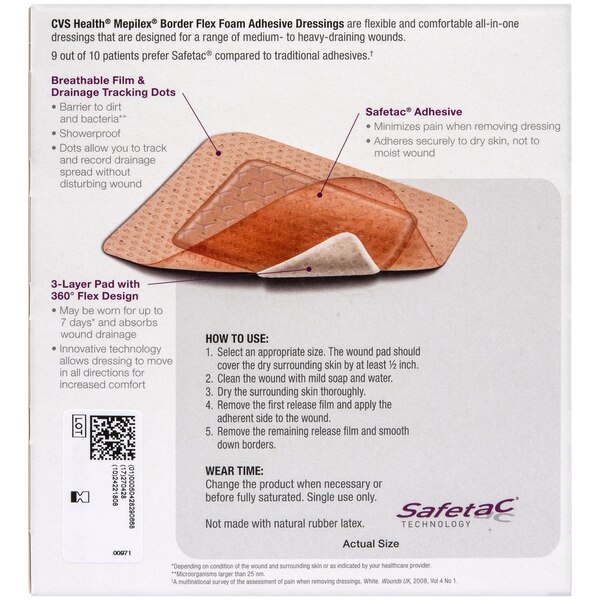CVS Health Foam Adhesive Sterile Dressings