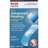 CVS Health Clear Advanced Healing Hydrocolloid Bandages, Variety Pack, thumbnail image