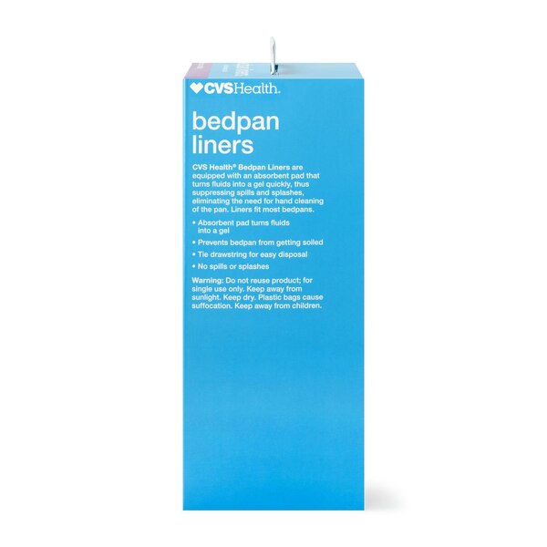 Carebag Bedpan Liner Super Absorbent Pad, 12 CT
