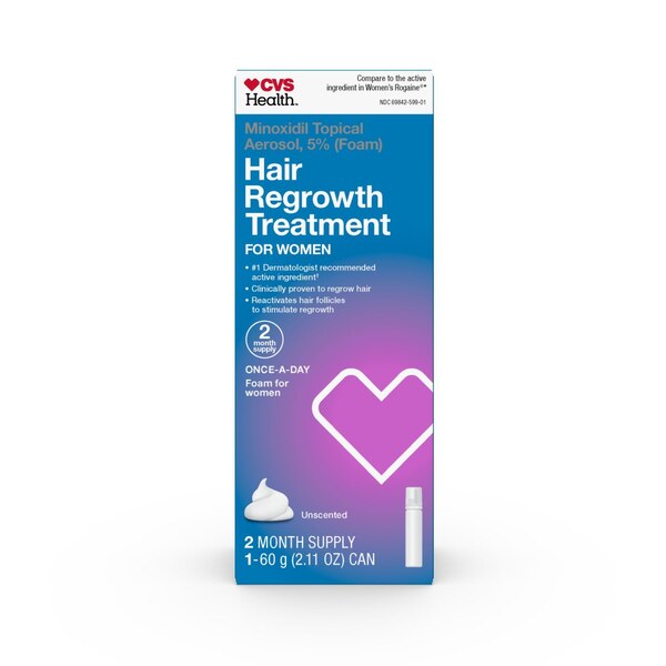 CVS Health Women's 5% Minoxidil Foam for Hair Regrowth