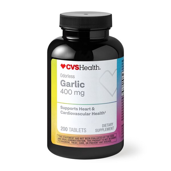 CVS Health - Ajo sin olor en tabletas, 200 u.