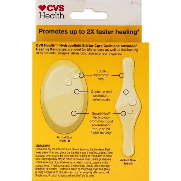CVS Health Advanced Healing Blister Care Cushions, Assorted