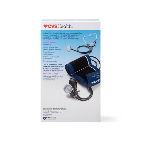 CVS Health Manual Blood Pressure Monitor