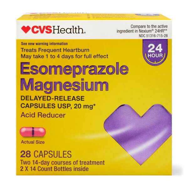 CVS Health Esomeprazole Magnesium Capsules