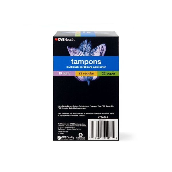 CVS Health Tampons Multi Pack , 54 CT