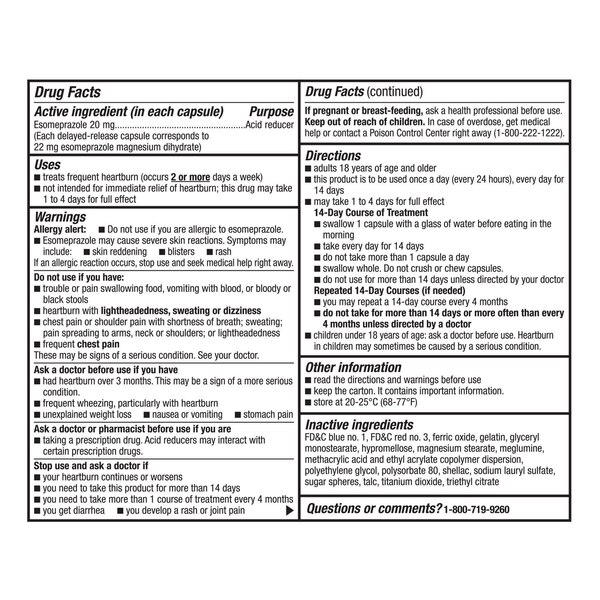 CVS Health Esomeprazole Magnesium Capsules