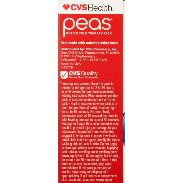 CVS Health Peas Hot or Cold Therapy Pack