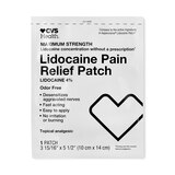CVS Health Maximum Strength Lidocaine Pain Relief Patch, Medium, 5 CT, thumbnail image 3 of 5