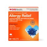 CVS Health 24HR Allergy Relief Levocetirizine Dihydrochloride Tablets, thumbnail image