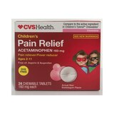 CVS Health Children's Acetaminophen Chewable 160 MG Tablets, Bubblegum, 24 CT, thumbnail image